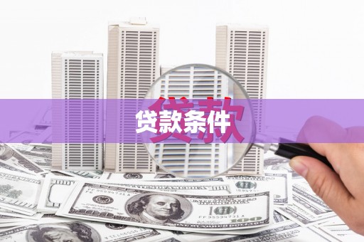 龙城贷款条件