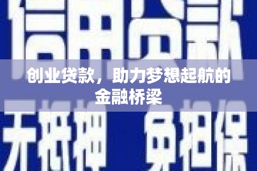 龙城创业贷款，助力梦想起航的金融桥梁