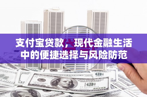 龙城支付宝贷款，现代金融生活中的便捷选择与风险防范