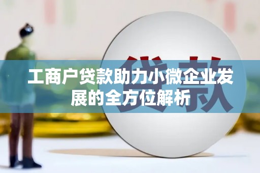 龙城工商户贷款助力小微企业发展的全方位解析