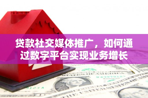 龙城贷款社交媒体推广，如何通过数字平台实现业务增长