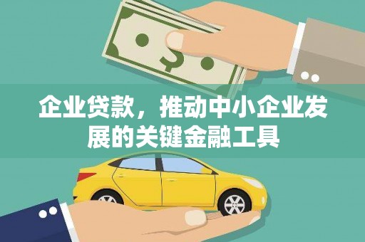龙城企业贷款，推动中小企业发展的关键金融工具