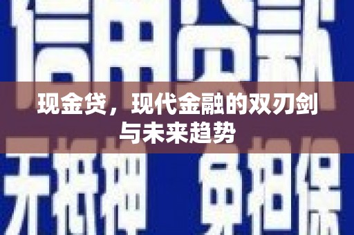 龙城现金贷，现代金融的双刃剑与未来趋势