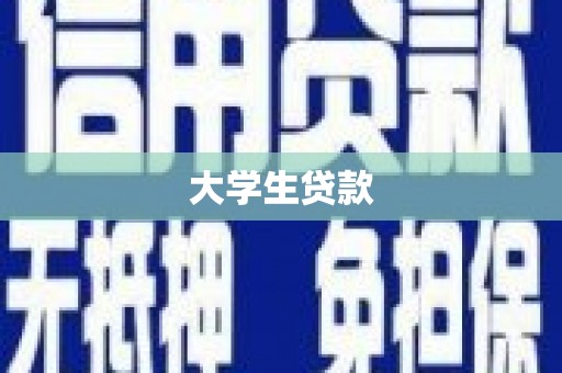 龙城大学生贷款