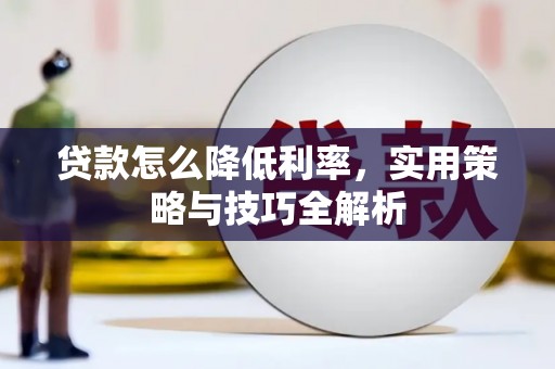 龙城贷款怎么降低利率，实用策略与技巧全解析