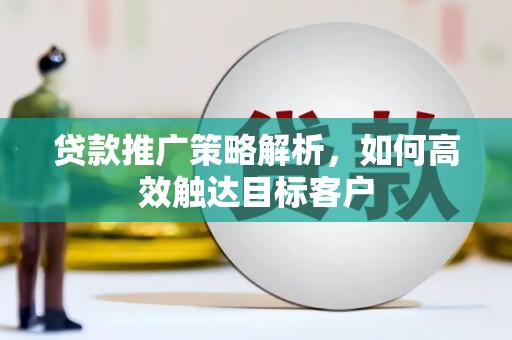 龙城贷款推广策略解析，如何高效触达目标客户