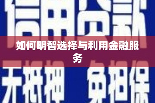 龙城如何明智选择与利用金融服务