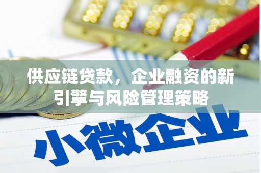 龙城供应链贷款，企业融资的新引擎与风险管理策略