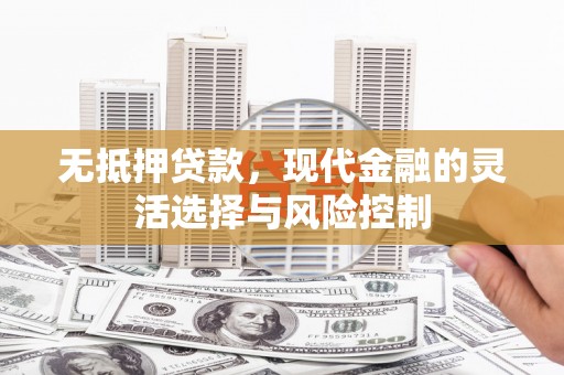 龙城无抵押贷款，现代金融的灵活选择与风险控制