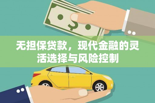 龙城无担保贷款，现代金融的灵活选择与风险控制