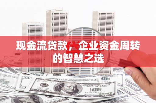龙城现金流贷款，企业资金周转的智慧之选