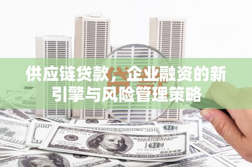 龙城供应链贷款，企业融资的新引擎与风险管理策略