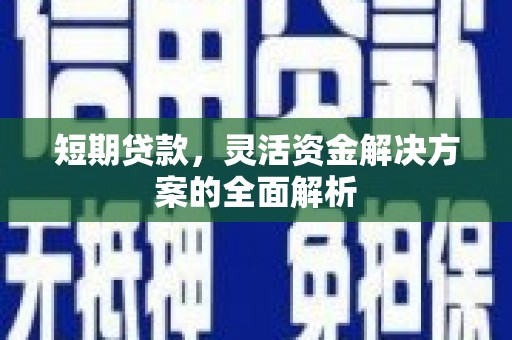 龙城短期贷款，灵活资金解决方案的全面解析