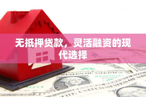 龙城无抵押贷款，灵活融资的现代选择