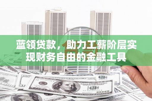 龙城蓝领贷款，助力工薪阶层实现财务自由的金融工具