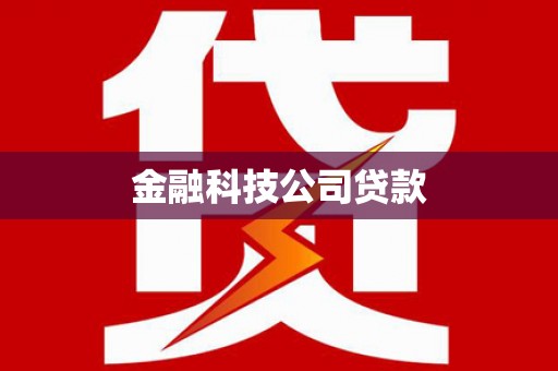 龙城金融科技公司贷款