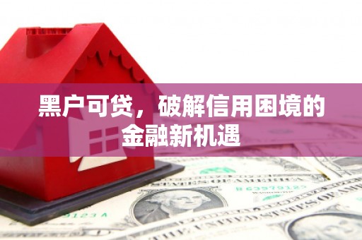 龙城黑户可贷，破解信用困境的金融新机遇