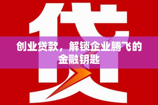 龙城创业贷款，解锁企业腾飞的金融钥匙